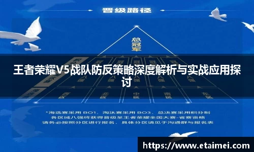 王者荣耀V5战队防反策略深度解析与实战应用探讨